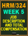 HRM/324 Week 5 Job Description and Total Compensation
Instructions:
Create a job description for a "Human Resources Manager"
using information.